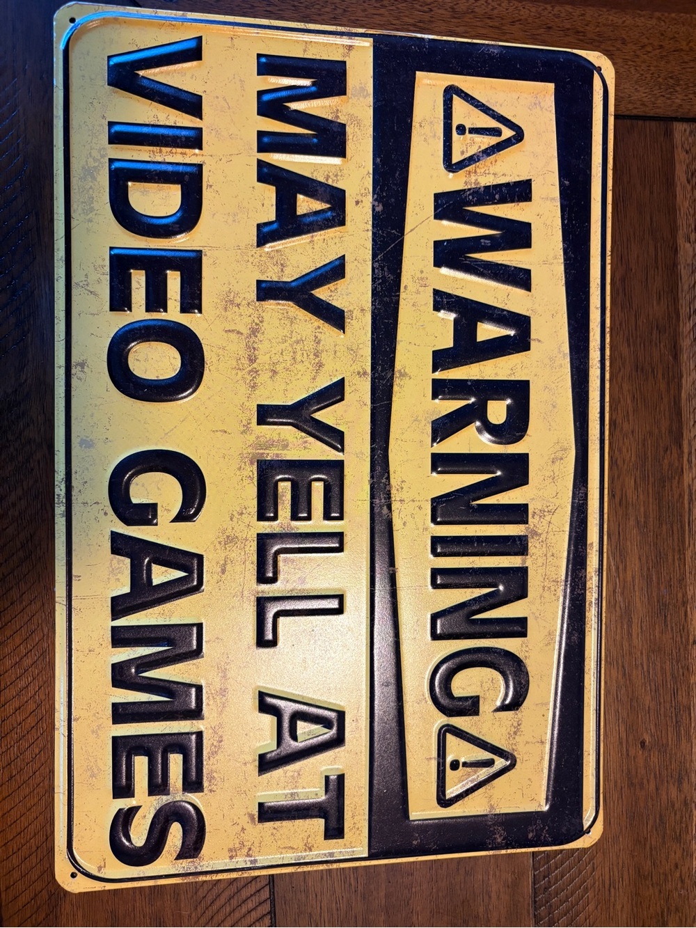 Gamers, boys’ Metal decor signs